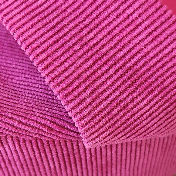 Chelsea & Violet platform sandals 7.5 pink corduroy Indi high heel Y2K new $100 - Picture 5 of 15